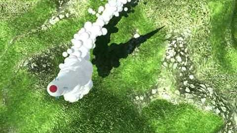 Animated simulation of particle systems in 3ds max launch