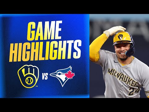 Brewers vs. Blue Jays Game Highlights (8/29/25) | MLB Highlights