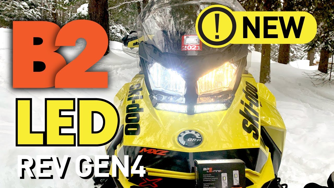 Eagle Lights Infinity Beam H4 LED Headlight Bulb for Skidoo Snowmobile