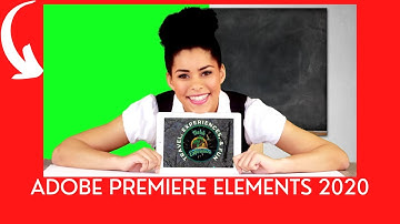 Remove Green Screen Video Background in Adobe Premiere Elements