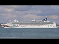 NORWEGIAN GEM saliendo del puerto de Cádiz