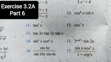 Exercise 3.2 A Part 6 Indefinite Integration Class 12 Maths 2 HSC Maharashtra Board New Syllabus