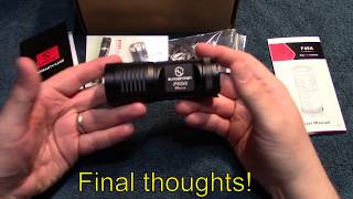 Sunwayman F40A Flashlight Review!