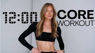 12 MIN PILATES ABS WORKOUT | Deep Core + No Equipment