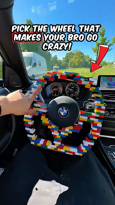 Pick The Best Steering Wheel for Bro! 😋😍 #steeringwheel