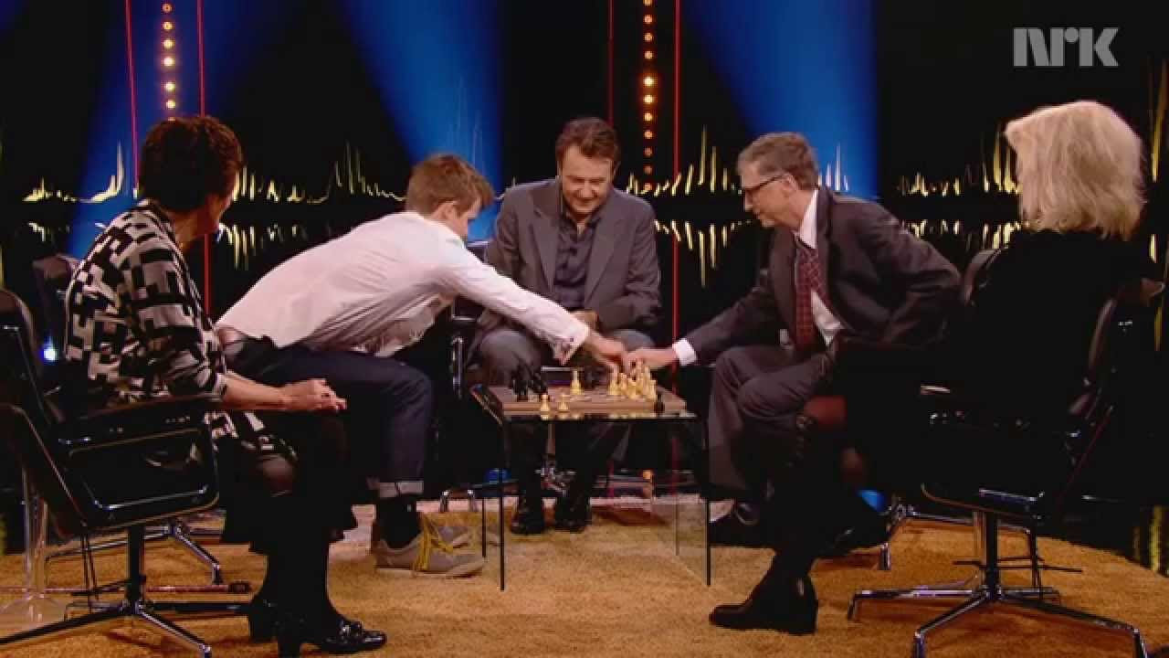 Magnus Carlsen derrota a Bill Gates en 9 segundos