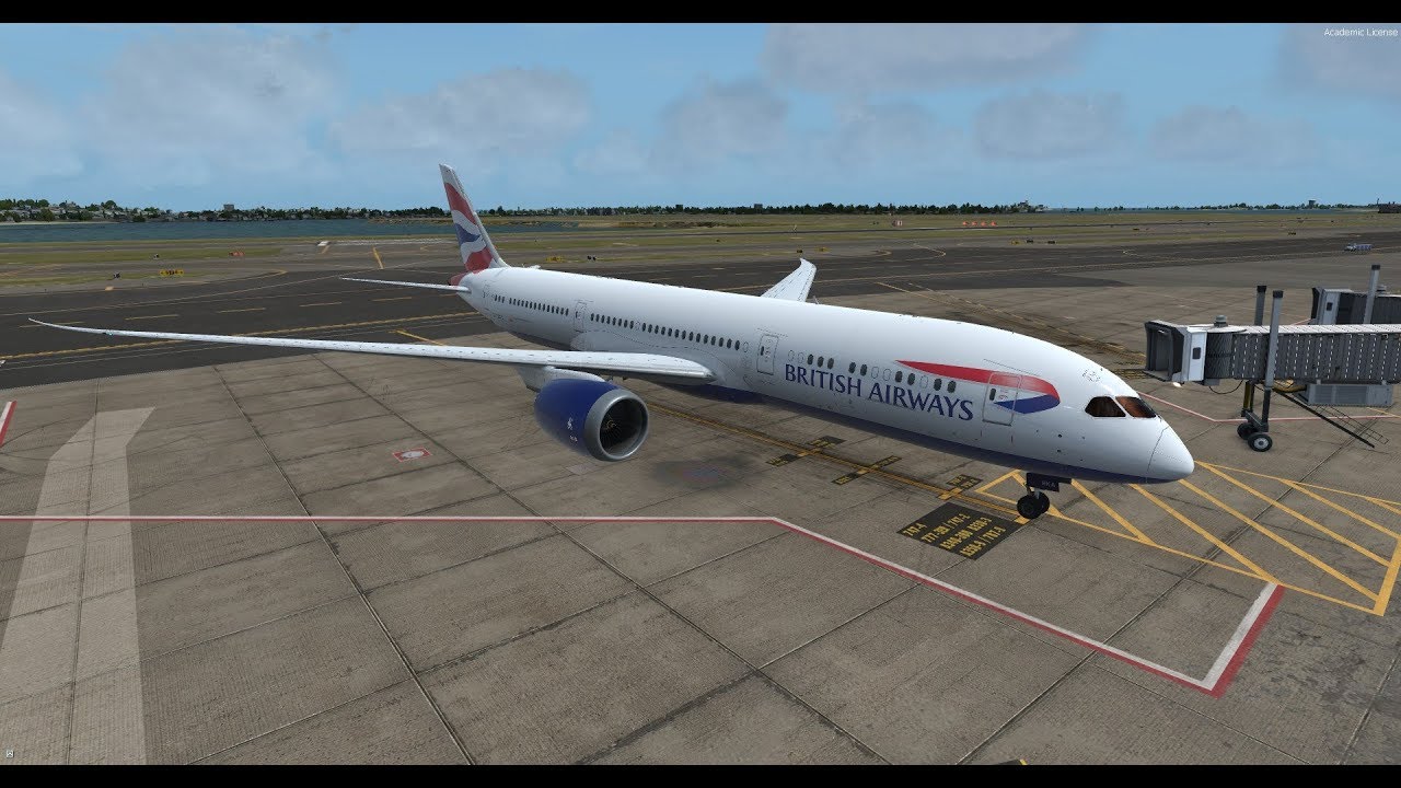 P3D v4.5 | Qualitywings 787-9 | Heathrow - Boston | VATSIM | British Airways 215
