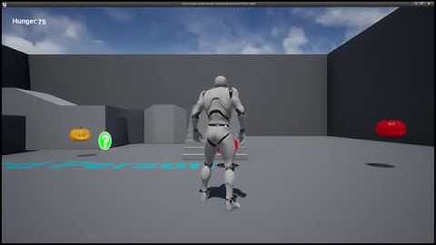 Horror Tutorial Series Progress - Basic Hunger Pickups