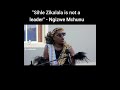 "I HAVE DECLARED SIHLE ZIKALALA AS A PERSON WHO IS NOT A LEADER" - NGIZWE MCHUNU #ngizwemchunu