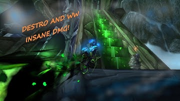 Destro warlock vs Windwalker Monk | 2v2 Arenas Montage | WoW BFA 8.1.5