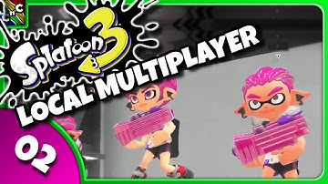 VICTORIES AND ROLLER WEAPON! | Splatoon 3 LOCAL MULTIPLAYER Episode 2 | Couch Play