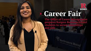 Rutgers Business School students put job-seeking skills to work at a career fair screenshot 3
