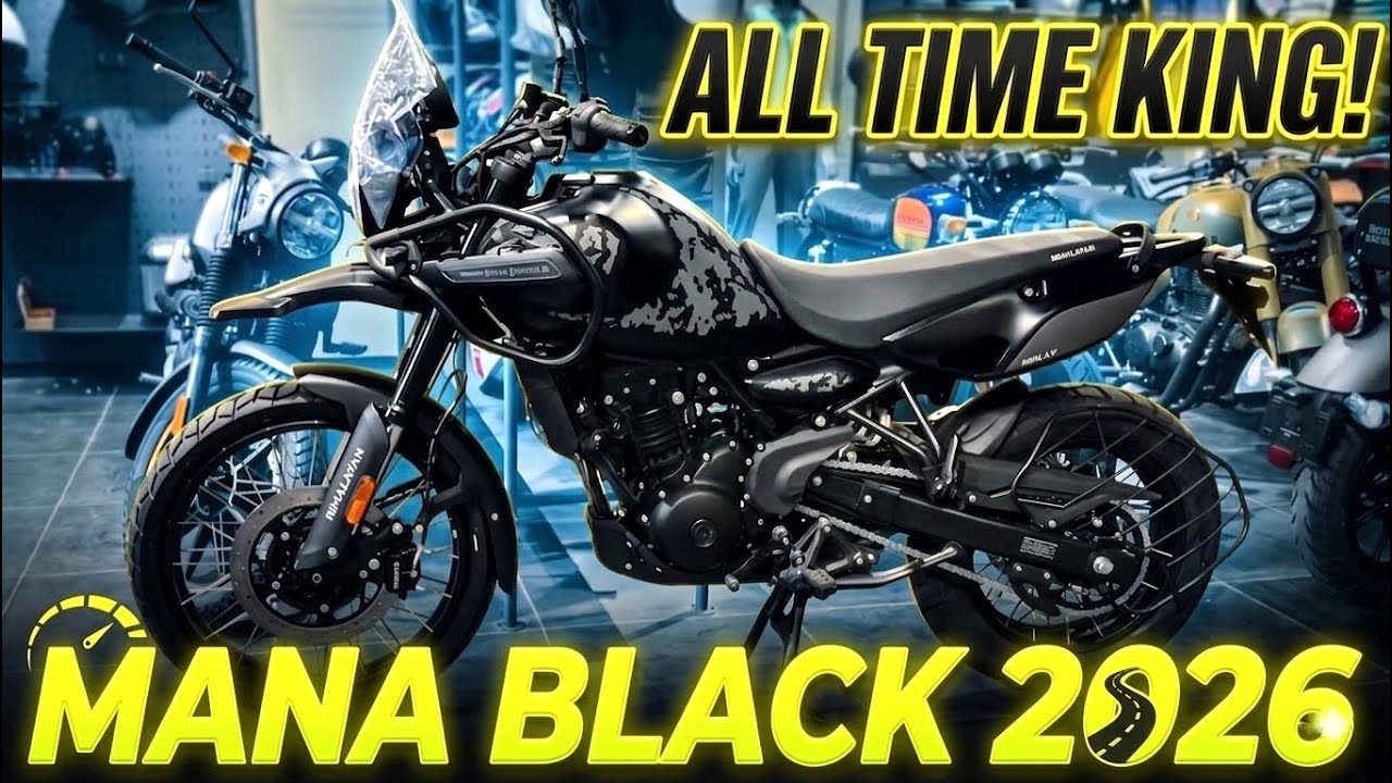 New Himayan 450 Top Model Mana black features price 