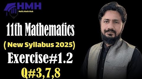 Exercise #1.2 Q 3,7,8 | Square Root of Complex Numbers | FSC Part 1 Math | New Syllabus 2025 | Hafiz
