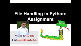 Famous File Handling using Python : an Assignment Wealth