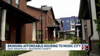 New affordable housing opens in East Nashville, TN