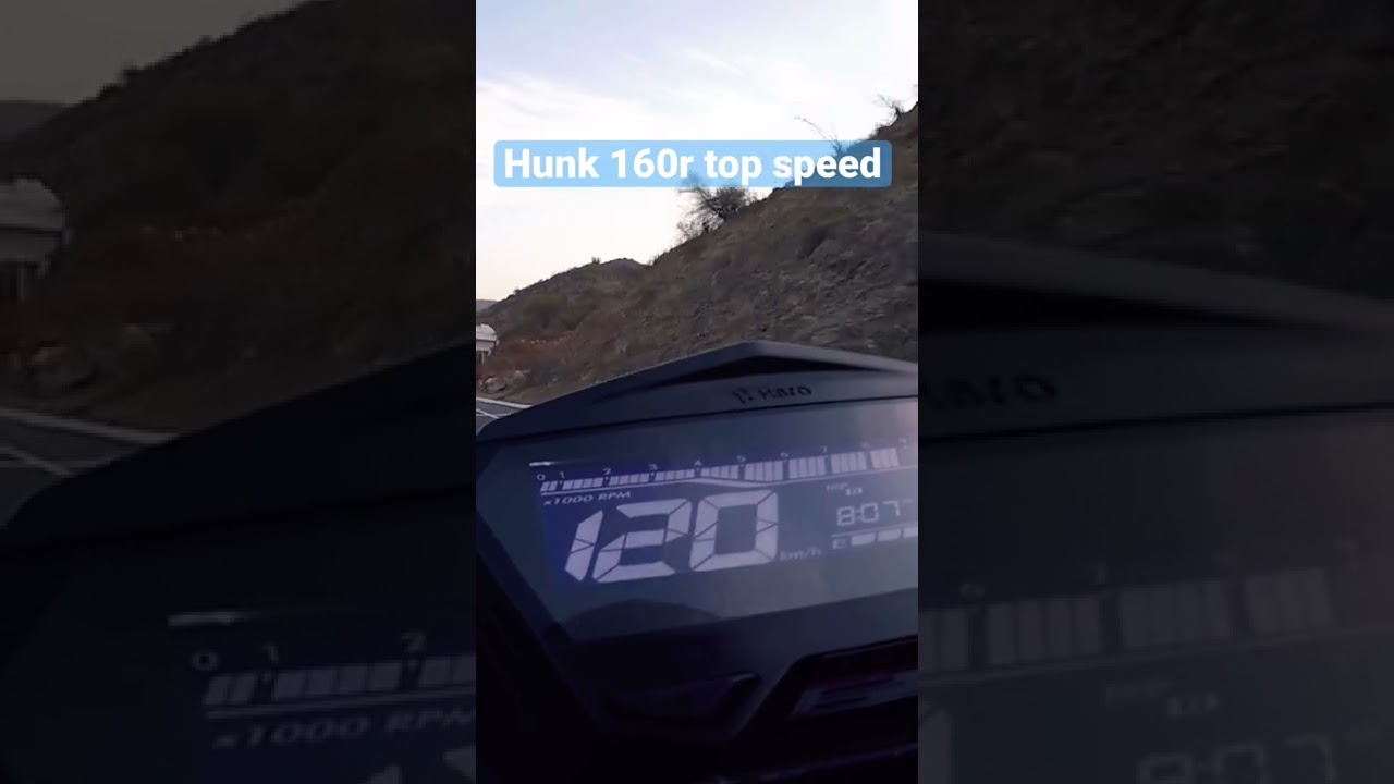 Top speed Hero Hunk 160r