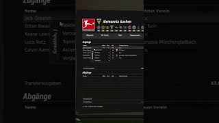 AACHEN IN DER CL 🤑 GREALISH TRANSFER #fm25 #alemanniaaachen #aachen #bundesliga #championsleague
