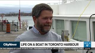 Life on a boat in Toronto Harbour