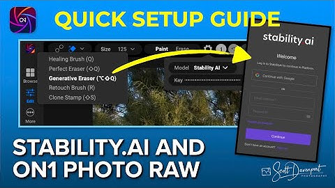 How To Setup Stability AI For ON1 Photo RAW 2025