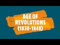 The Age of Revolutions and the Rise of Nationalism in Europe