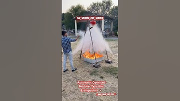 Automatic Operated Modular Type Fire Extinguisher 🧯/ Fire Safety/ Fire Extinguisher/Amol Bahir