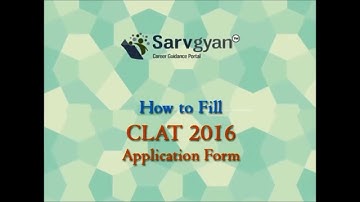 CLAT 2016 Application Form | How to Fill Guide