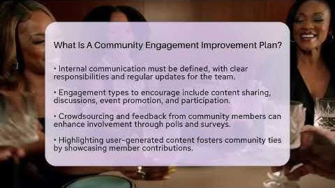 What Is A Community Engagement Improvement Plan? - Everyday-Networking