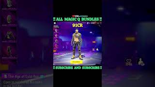 New magic q bundles collection skins#caror#collection#free fire#trending shorts