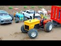 DIY Mini Tractor Bridge Construction&CollapseI Underground Water Storag ..