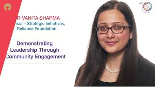 Dr Vanita Sharma, Advisor - Strategic Initiatives, RF, talks about #CommunityEngagement