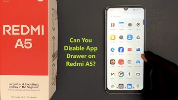 Can You Disable App Drawer on Redmi A5?
