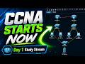 CCNA Study Stream Day 1: Network Devices, Anki Flashcards, and Packet Tracer Basics