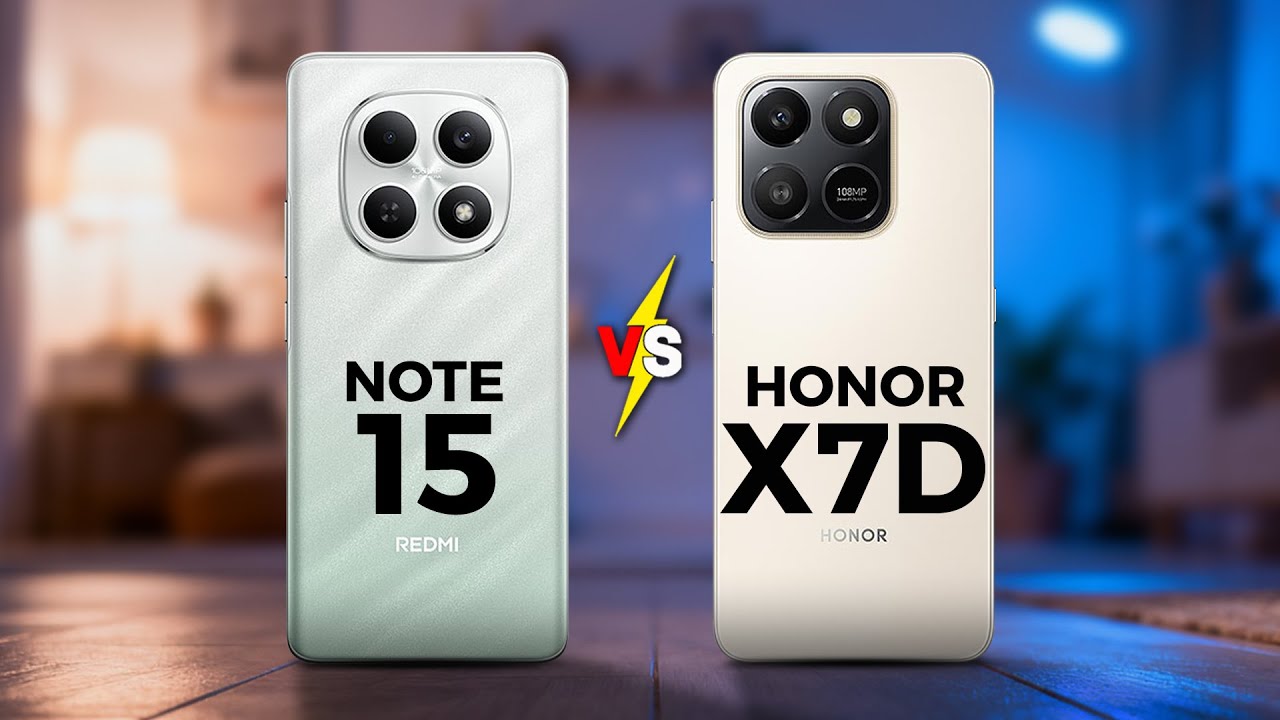 REDMI NOTE 15 4G (GLOBAL) vs HONOR X7D - Which is Best For You? - YouTube