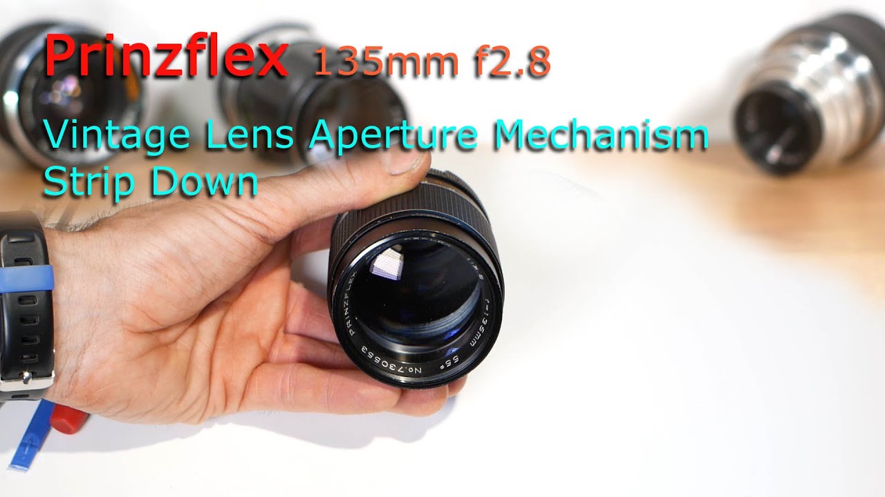 Ремонт винтажного объектива Prinzflex (Chinon) 135 мм f2.8 — Разборка механизма диафрагмы — Retro...