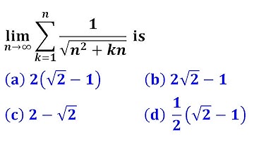 definite integral as limit of sum iit jam 2011 real analysis integral calculus