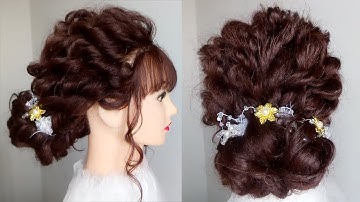 hướng dẫn làm tóc cô dâu , tóc dợn sóng, tóc bới, tóc tết, tóc xõa, các kiểu tóc đẹp (P42)