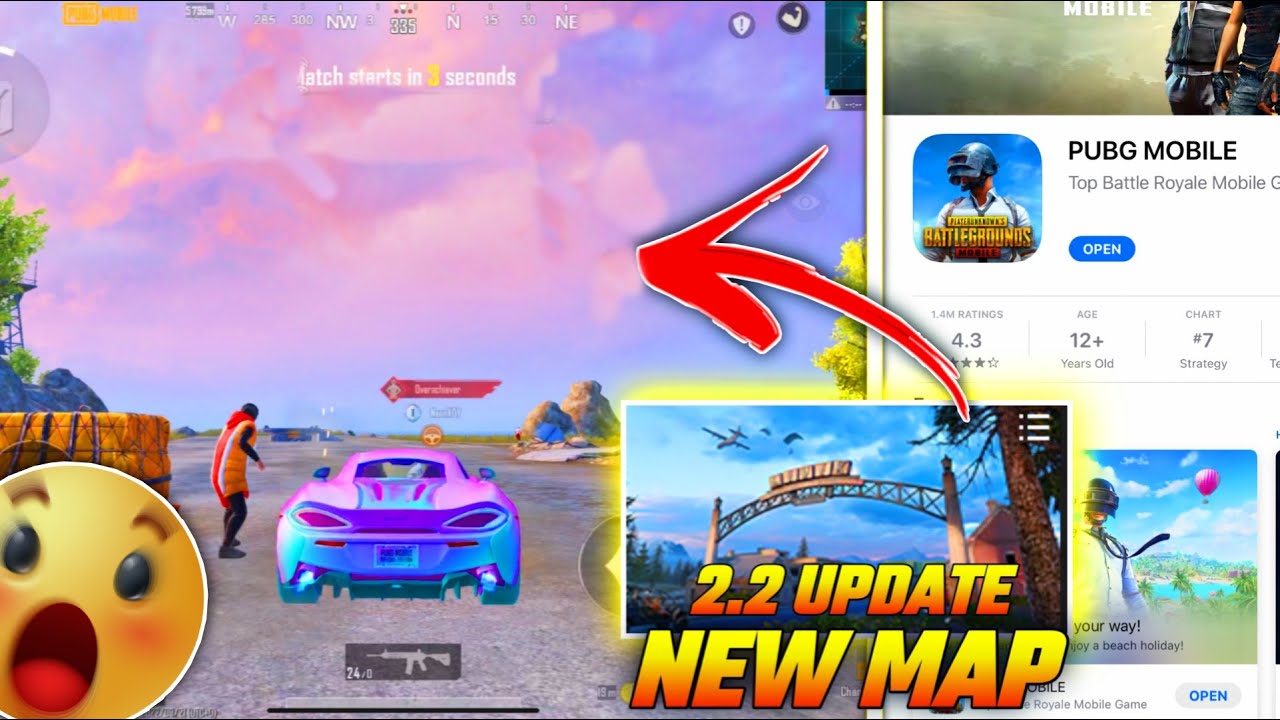 🔥FIRST MATCH NEW WEATHER 2.2 Update (PUBG Mobile/BGMI) NEW MAP SAMSUNG,A3,A5,A6,A7,J2,J5,J7,S5,S6,S7