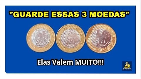 💰MOEDAS DE 1 REAL VALIOSAS! Guarde Essas 3 Se APARECER No Seu TROCO!