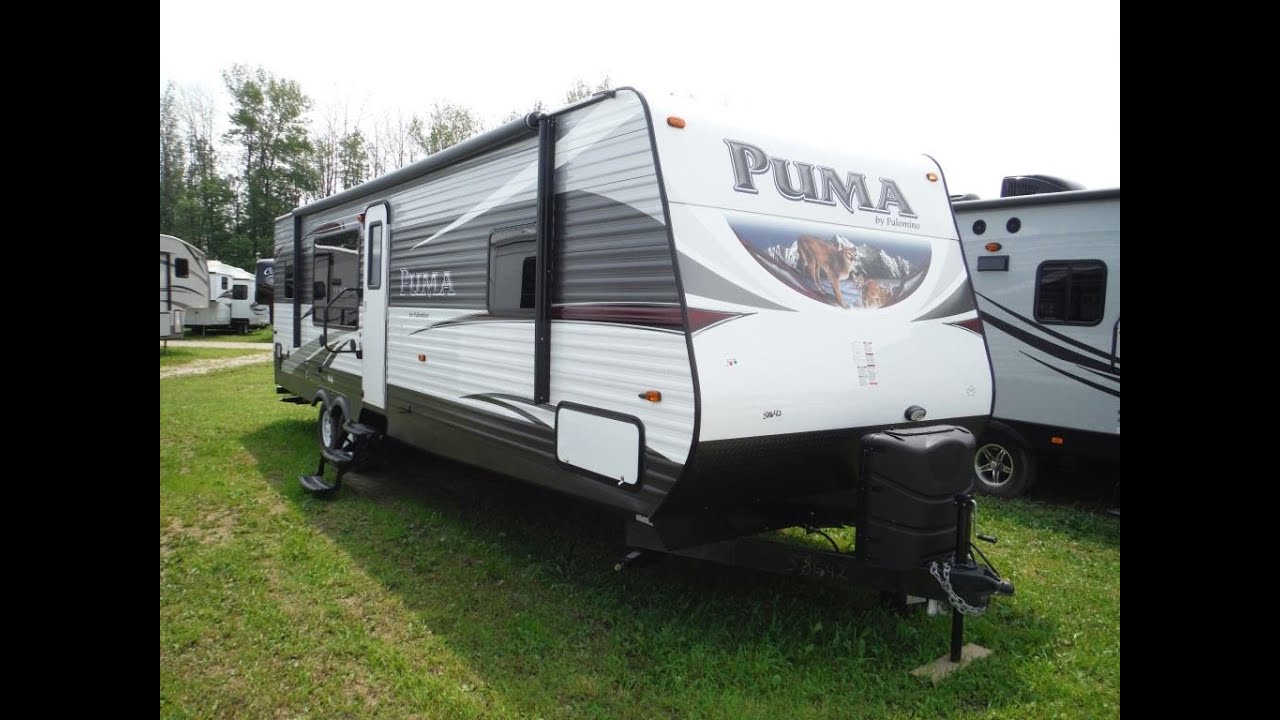 Puma Travel Trailers >> 2016 Puma 30RKSS Rear Kitchen Travel Trailer @ Camp-Out RV in Stratford - YouTube Puma Travel Trailers >> 2016 Puma 30RKSS Rear Kitchen Travel Trailer @ Camp-Out RV in Stratford - YouTube