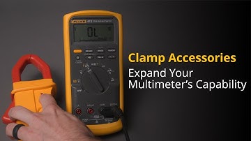 Using Accessory Current Clamps with Fluke Digital Multimeters