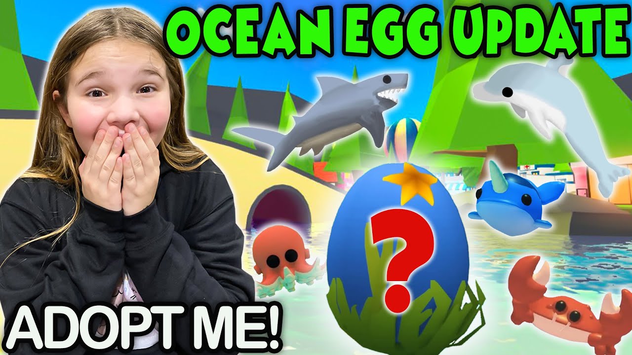 Spending All My Robux On The Adopt Me Ocean Egg Update Youtube - carlaylee roblox adopt me