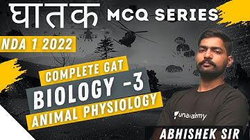 NDA Biology MCQ Day #3 Ghatak MCQ Series - Crack NDA 2022 | Complete GAT | Learn With Sumit