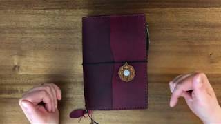 Moving my Everyday Carry Back into a Lady Falcon Travelers Notebook