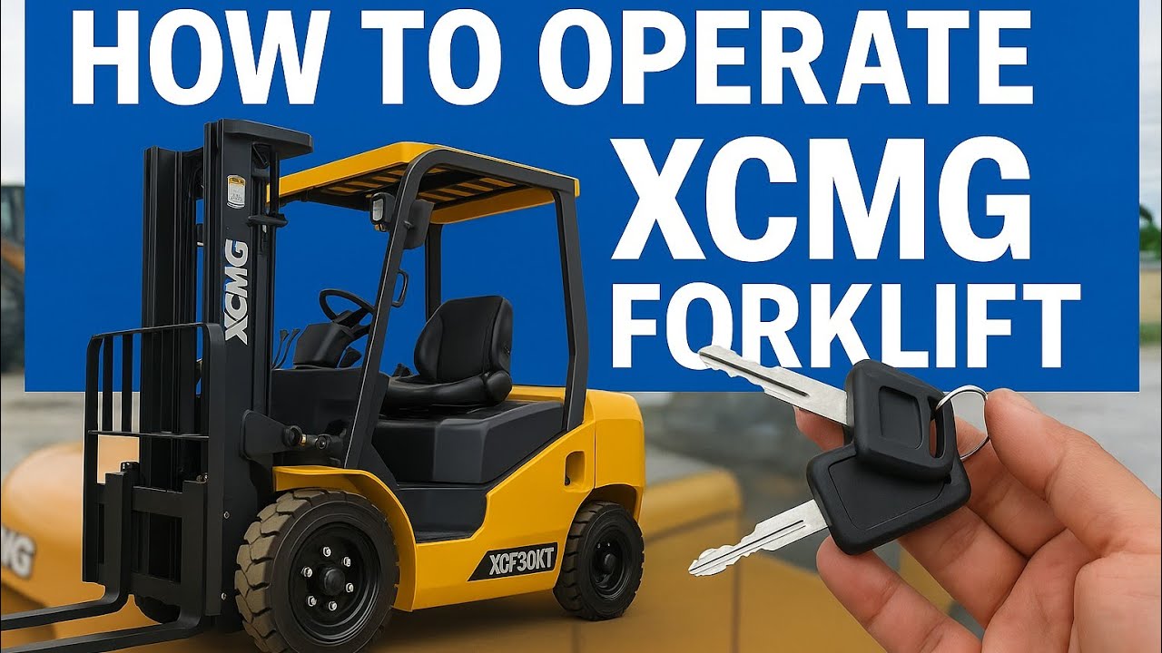 How to Operate XCMG Forklift | Step-by-Step Controls & Driving Tutorial 