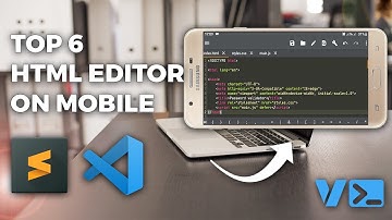 Top 6 HTML-editors voor Android 🔥 | De beste HTML-editors voor Android | Top code-editors 2023