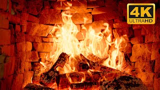 🔥 The Best Christmas Fireplace (3 Hours) 4K Ultra Hd 🔥 Relaxing Fireplace With Crackling Fire Sounds