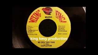 Capleton - Mi Deh Yah Yah - Mixing Finga 7" w/ Version