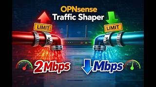 OPNsense Tutorial – Part 8  - Traffic Shaper (Limit Download & Upload)