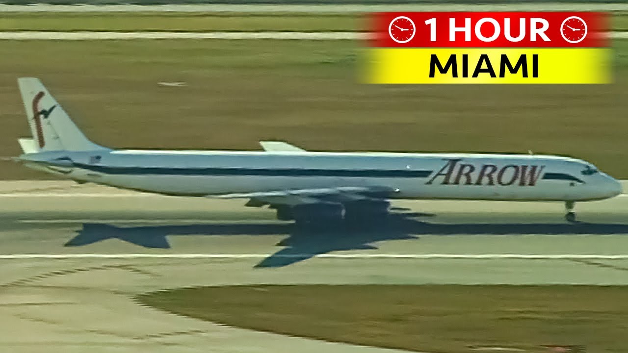 1 Hour of Plane Spotting at MIAMI (2001)